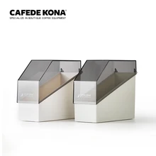 CAFEDEKONA scatola porta filtro carta caffè capacità 100 pezzi V60 filtri carta supporto acrilico 1-4 tazze