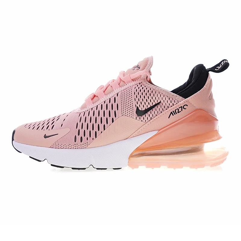 Оригинальные женские кроссовки для бега Nike Air Max 270, классические модные спортивные удобные дышащие кроссовки с сеткой, AH6789-100 - Цвет: AH6789-600