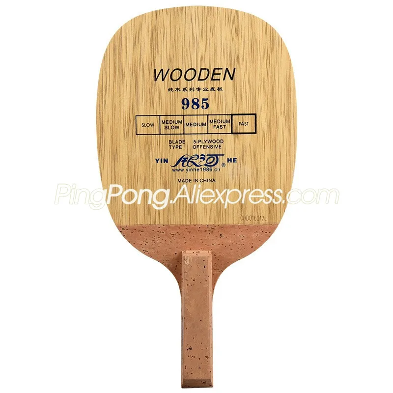 Yinhe 985 Table Tennis Blade 5 Ply Wood Fast Attack Japanese Penhold Racket Js Handle Original Yinhe Ping Pong Bat Paddle Table Tennis Rackets Aliexpress