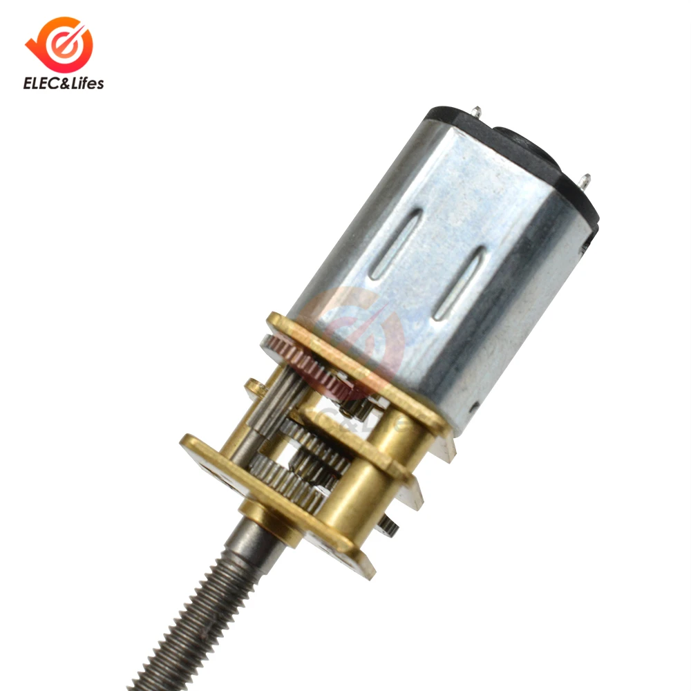 DC 3V 6V 12V металлический мотор шестерни M3* 55 винт 100RPM N20 Электрический микро мотор-редуктор скорости для автомобиля Робот лодки