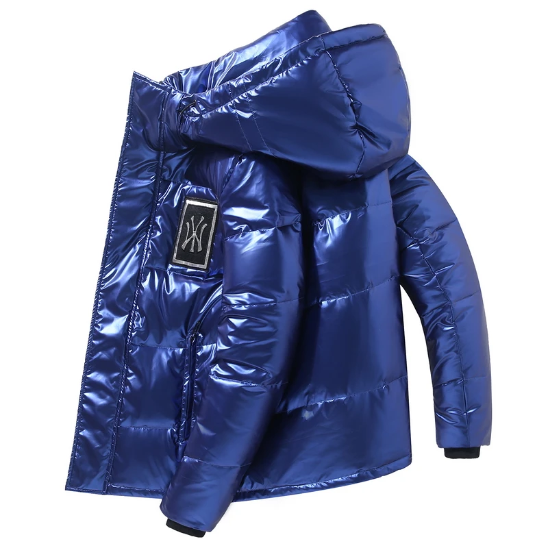 

Down coats for men Winter parkas for men White duck down coats with hats for outdoor thick warm snow coats oversize M-3XL