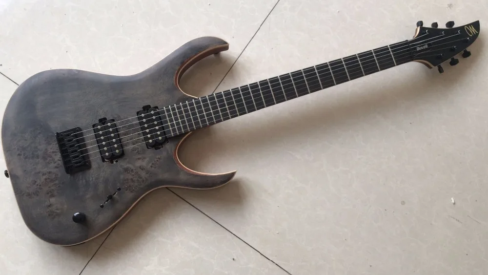 

2018 New Guitar + Factory + Mayones Duvell 6 or 7strings Guitar Ebony Fretboard 5 ply neck Bolt-on locking tuners mayones guitar