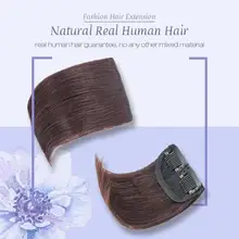 5 × 10 см женские сексуальные накладки для волос, накладки для волос, покрытие для челки, термостойкие настоящие волосы, невидимая Подушечка для увеличения объема волос 30N21