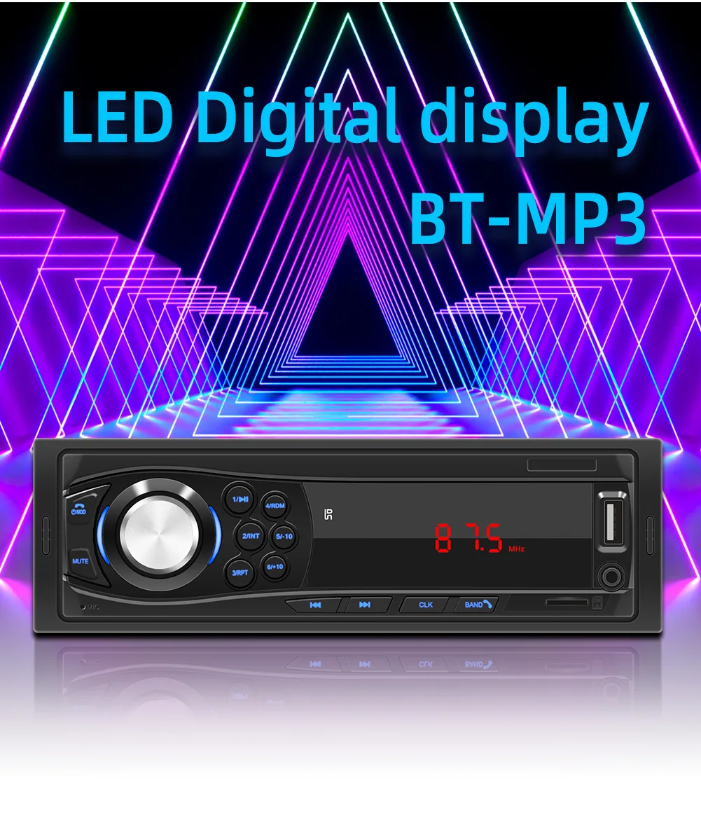 MLOVELIN 1Din MP3 Car Multimedia player USB SD music Radio FM Functions Autoradio Player In-dash Music AUX Input | Автомобили и