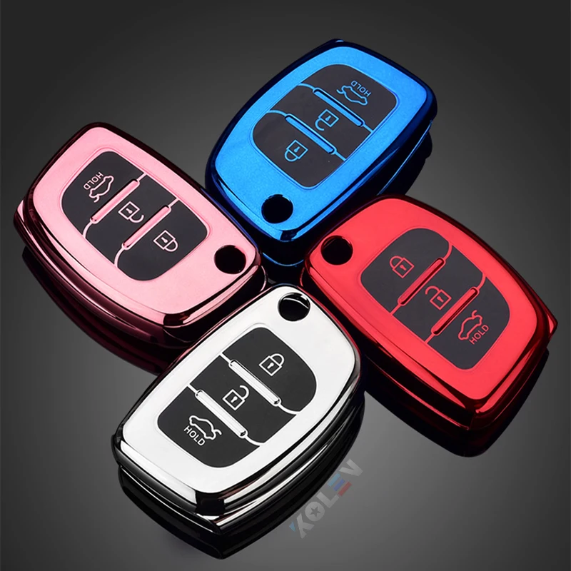 Cover chiave telecomando per Hyundai ix25 ix35 i10 i20 Solaris Tucson Sonata Santa Fe Sport elantra Creta Verna - H5a6172cfc85046ed804f323e0709c52dp