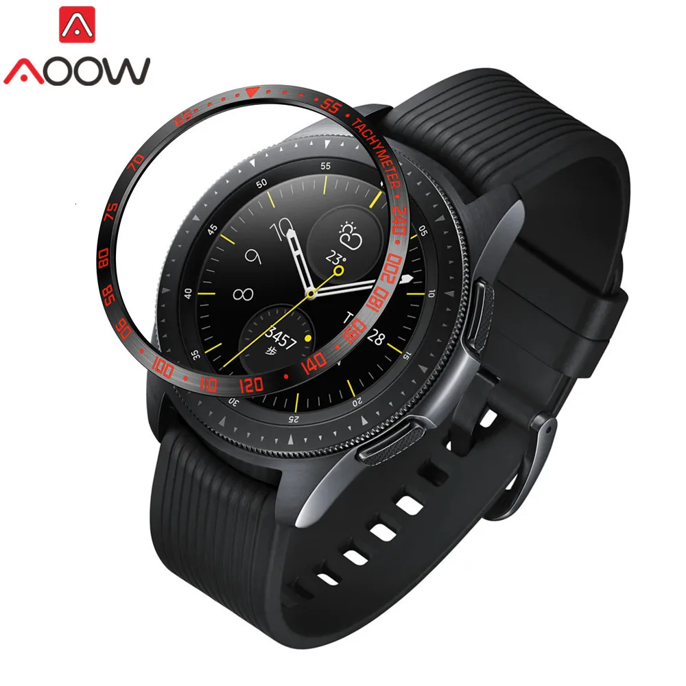 Ободок кольцо Стайлинг для samsung Galaxy Watch 42 мм/Шестерня Спорт клеющаяся крышка против царапин защита из нержавеющей стали аксессуары