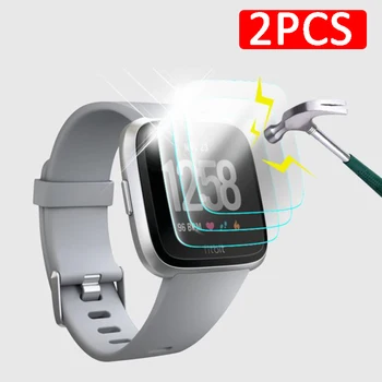 

2pcs 9H tempered glass for Fibit Versa screen protector for Fibit Versa Vesa bracelet accessories soft HD nano film replacement