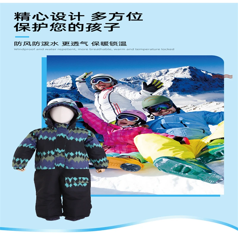 Mono de esquí de 30 grados para niños, chaqueta de Snowboard para niño y niña, trajes nieve para exteriores, chaqueta de esquí impermeable para niño de ropa| - AliExpress
