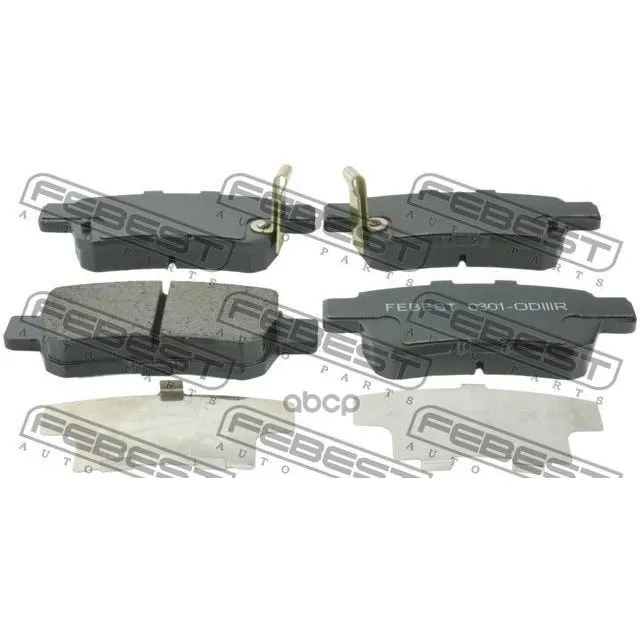 Колодки Задние Honda Odyssey Iii(Lhd) 2005-2010 0301-Odiiir Febest арт. 0301-ODIIIR