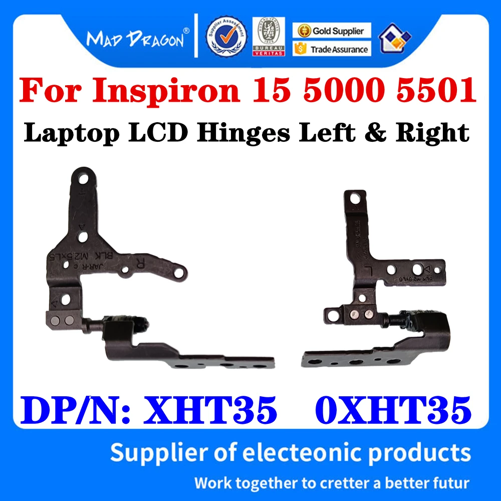 

Новый оригинальный XHT35 0XHT35 для ноутбука Dell Inspiron 15 5000 5501 Inspiron 5501 LCD шарниры левый и правый шарнир