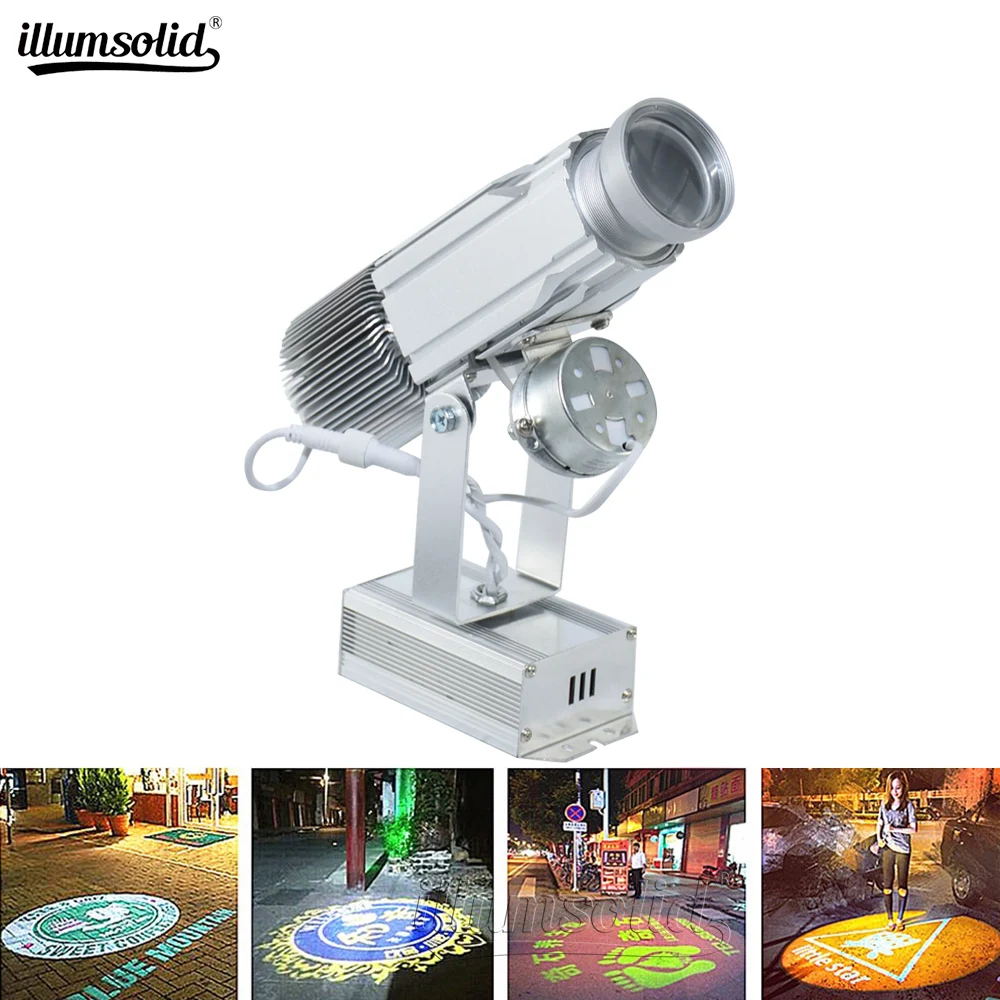 Logo Customized Display Advertising Projector Led 25w Gobo Lamp Shop Mall Image