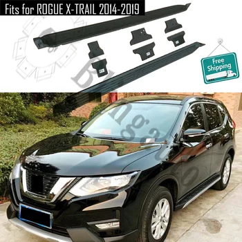 شراءيناسب ني Ssan X-trail روج 2014-2019 2 قطعة اليسار اليمين تشغيل مجلس الجانب خطوات Nerf بار دواسة سيارة الجانب الدرج