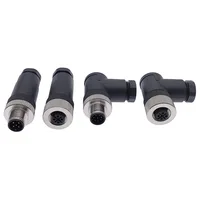 M12 sensor connector 4pin 5pin M12-8 waterproof male&female plug screw threaded coupling A Code sensor connectors - Image 3