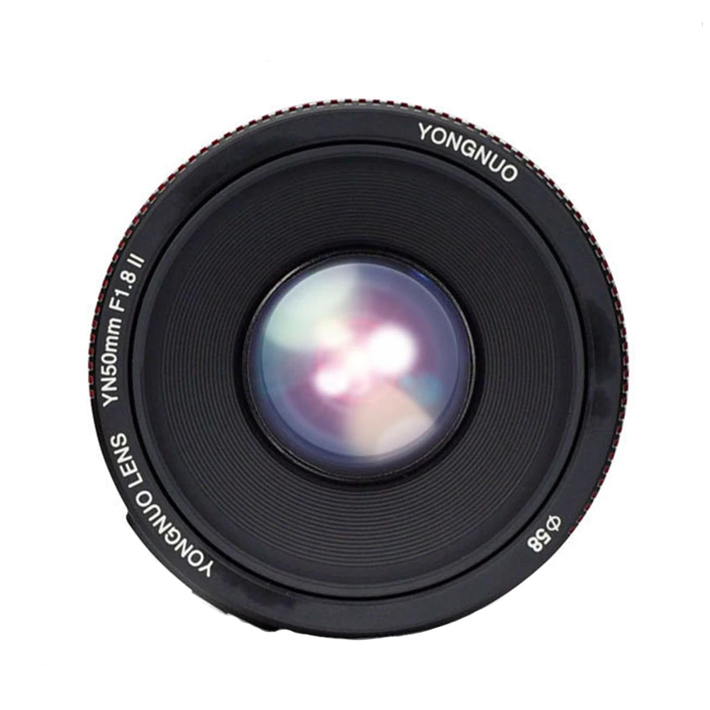 

50mm F1.8 DSLR Camera Large Aperture Macro Photography Prime Lens AF MF Studio Fixed Replacement Portable Easy Operate