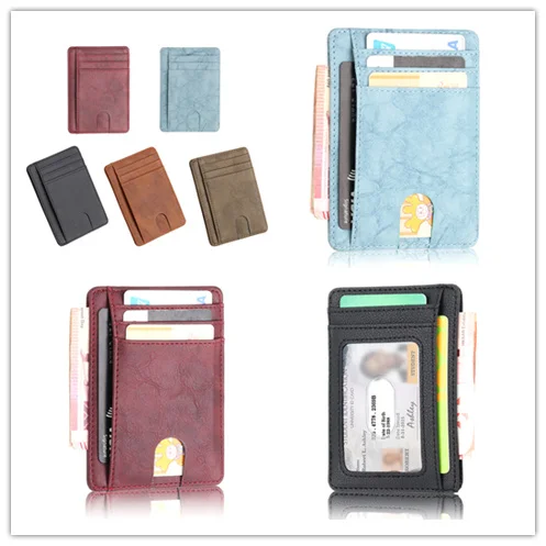 Hot multi-card-bit for Credit Bank ID NFC RFID Card Holder Sleeve Cover Protector Anti Magnetic Degaussing Case Scan |