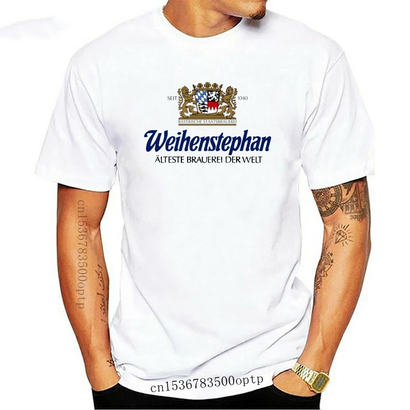 WEIHENSTEPHAN 맥주 티셔츠, 브루어리 프로모션, 블랙 화이트 티셔츠, Sz S M L XL 2XL 브랜드 셔츠, 청바지 프린트, 신제품