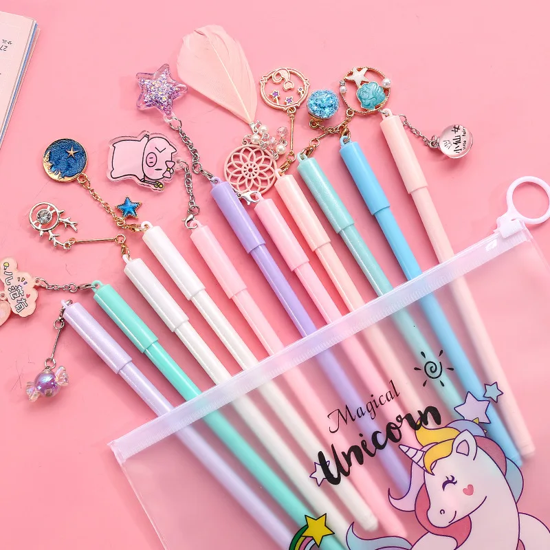 10 шт./пакет радуга Пони единорог серия подвеска кавайи декоративная гелевая