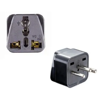 

500pcs High Quality US EU UK To IL EG Plug Adapter International Israel Egypt Travel Power Adapter AC Converter Socket Plug