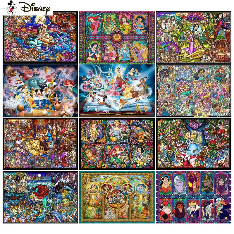Diamond Painting Disney Art 5D Diy Diamond Painting Cartoon Mermaid Princess Diamond Pictures Cross Stitch 3D Rhinestone Embroidery Decor