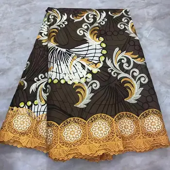 

african lace fabric 2019 high quality guipure lace fabric african fabric 6yard nigerian lace fabrics cotton lace for dress WD-B6