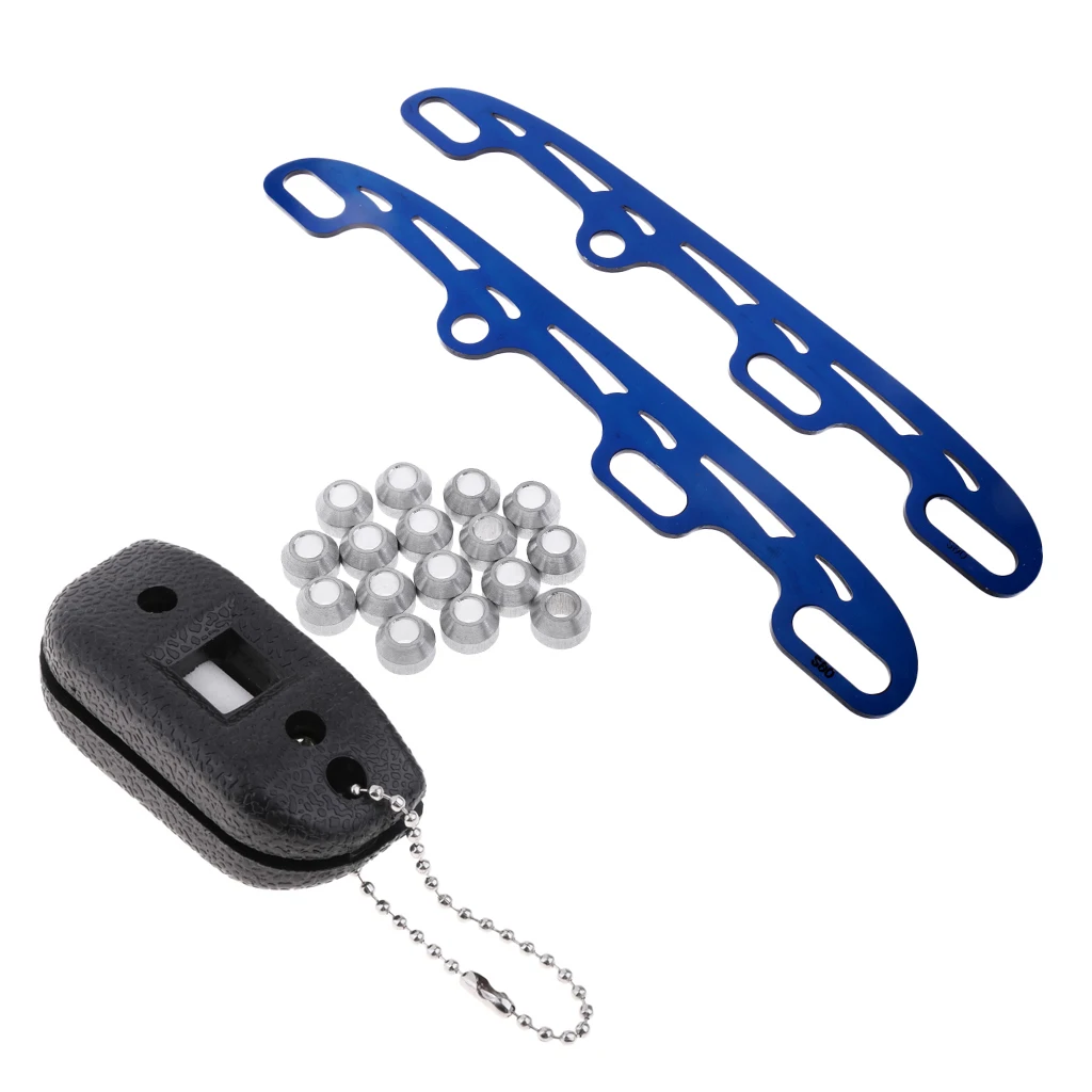 Portable Skates Blade Sharpener Conditioner Replacement Ice Skate Sandstone with Carry Bag