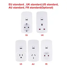 Smart Plug 10A Wifi Wireless Smart Power Monitor EU AU UK US Plug Socket Outlet Switch For ECHO For ALEXA For GOOGLE Socket