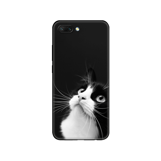 honor 10 case soft silicon tpu back phone cover for huawei honor 10 Case Etui protective printing coque black tpu case