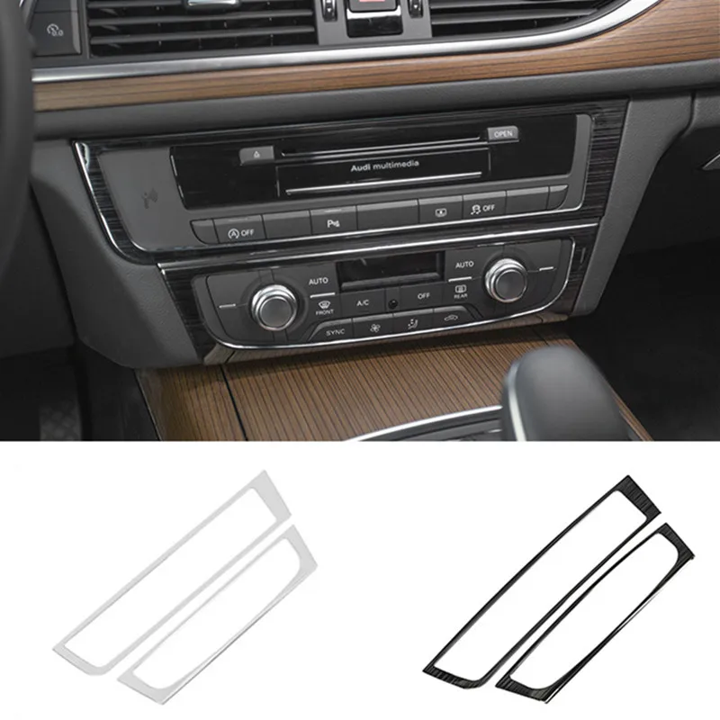 Стайлинг автомобиля наклейки из нержавеющей стали для Audi A7 A6 C7 2012 17 внутренняя