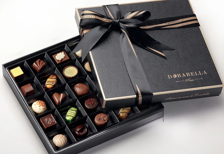 Custom Luxury Gift Paper Chocolate Packing Box manufacturer Magnetic Chocolate gift packaging boxes with insert ---PX2001 gift box