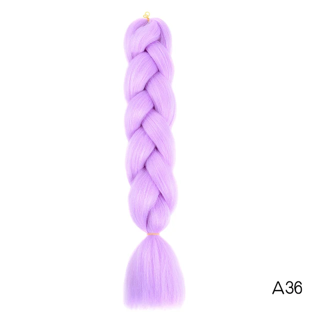 YXHAIR 100g 48 Inch Synthetic Jumbo Box Braids Expression Crochet Hair Extension for Women Pre Stretched Yaki Ombre A36