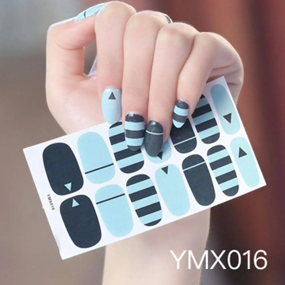 

All-finger Sticker Waterproof Durable Child Environmental Nail Sticker Water Transfers Stickers Colorful Designs DIY Nail Art