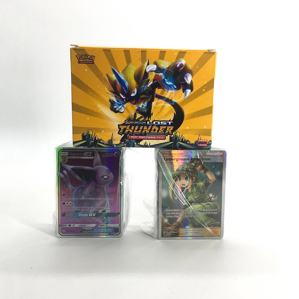 200PCS GX MEGA Pokemon Shining Flash Card 3D Sword Shield Sun Moon Card Collectible Gift Children Toy
