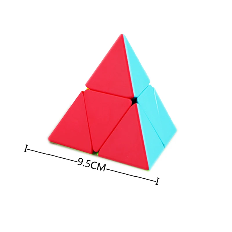 QIYI 2x2 neo, без наклеек, треугольник, магический куб, кубик рубика профессиональная пирамидка головоломка странной формы, Cubo Magico, обучающая игра, детский кубик, игрушка