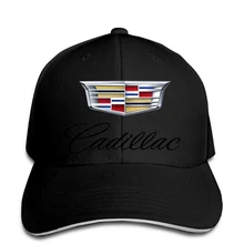 Мужская бейсбольная Кепка Cadillac с векторным силуэтом и логотипом Cadillac, Женская Бейсболка