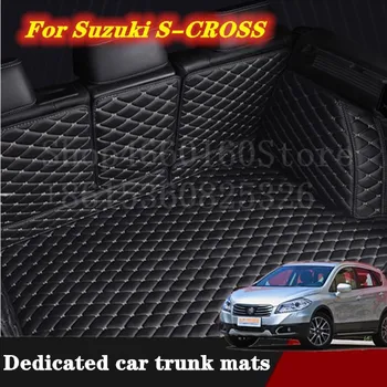 

Puou For Suzuki S-CROSS high quality 1pcs Car Boot Mat Rear Trunk Cargo Liner Protector Carpet pad Car-styling