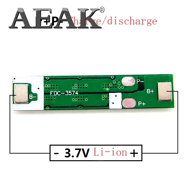 Защитная плата AEAK 1S 5A 3 7 В li ion BMS PCM для литий ионных батарей 18650|bms pcm|protection boardbattery