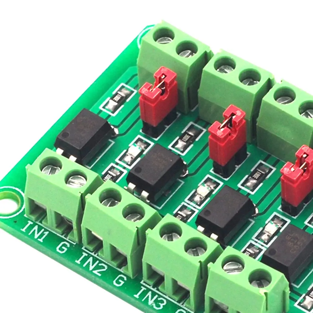 817 Optocoupler 4-way Voltage Isolation Board Voltage Control Switching Module Drive Module Optical Isolation Module