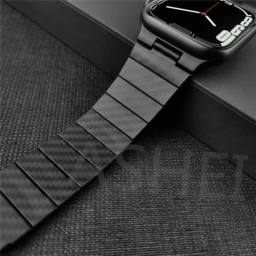 Carbon Fiber Pattern Band For Apple 