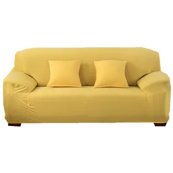 

Morden solid color Sectional Slipcovers 1/2/3/4 Seaters Elastic Stretch Sofa Cover for Living Room Chair Couch Non-slip Cover