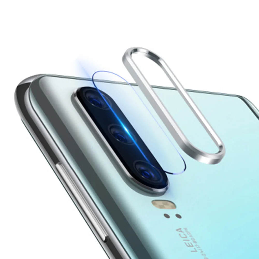 Закаленное стекло для Huawei P30 Pro P20 Защитное объектива камеры защитное кольцо