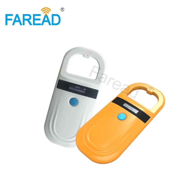 Free shipping stable Animal Handheld mini Reader FDX-B ID64 Microchips Scanner for Pet ID vet hospital camel |