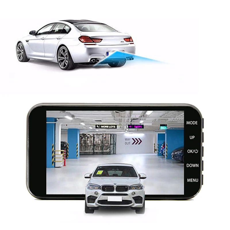 Bluavido 4 &quotIPS Full HD 1080P Видеорегистраторы для автомобилей WDR с функцией ночного