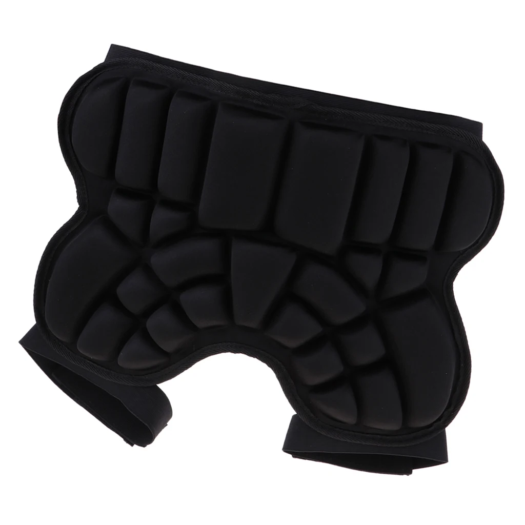 Kids EVA Paded Short Pants 3D Protection Hip Butt Protective Gear Adjustable Strap Waist Guard Impact Pad for Ski Ice Skating 