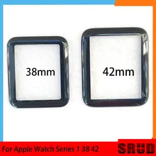 Lentille extérieure en verre pour Apple Watch, pour Apple Watch série 1 2 3 4 5 38mm 40mm 42mm 44mm, écran tactile LCD, pièces de réparation 