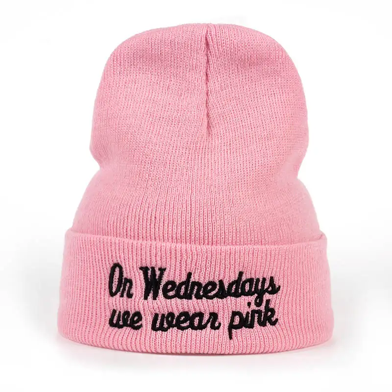 pink winter hat