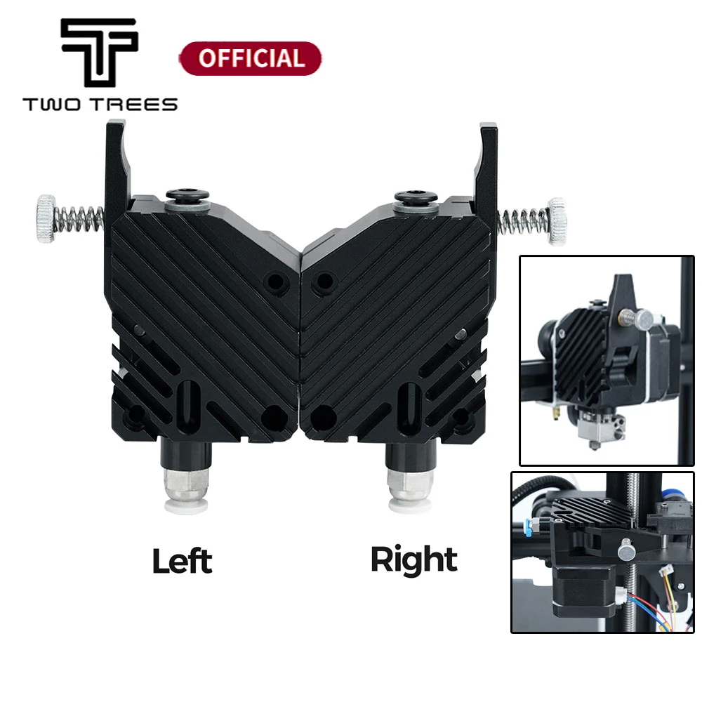 head of print Twotrees All Metal Upgrade Dual Drive Extruder Short Distance Printing For 3D Printer Mk8 Anet A8 Cr-10 Prusa I3 Mk3 Ender 3 motor 3d printer