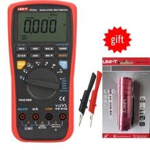 Uni T ut533 True RMS Insulation Resistance Tester Digital Multimeter 2in1 AC DC Auto Range 50V~1000V 1Gohm Megohmmeter Voltmeter