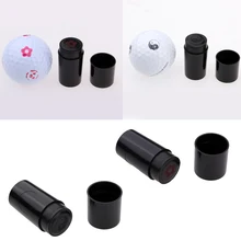 2 шт., быстро сохнет, Пластик мяч для гольфа печатные Ручки Маркеры впечатление уплотнение мяч для гольфа символ Клубная принадлежность для дрессировки на память