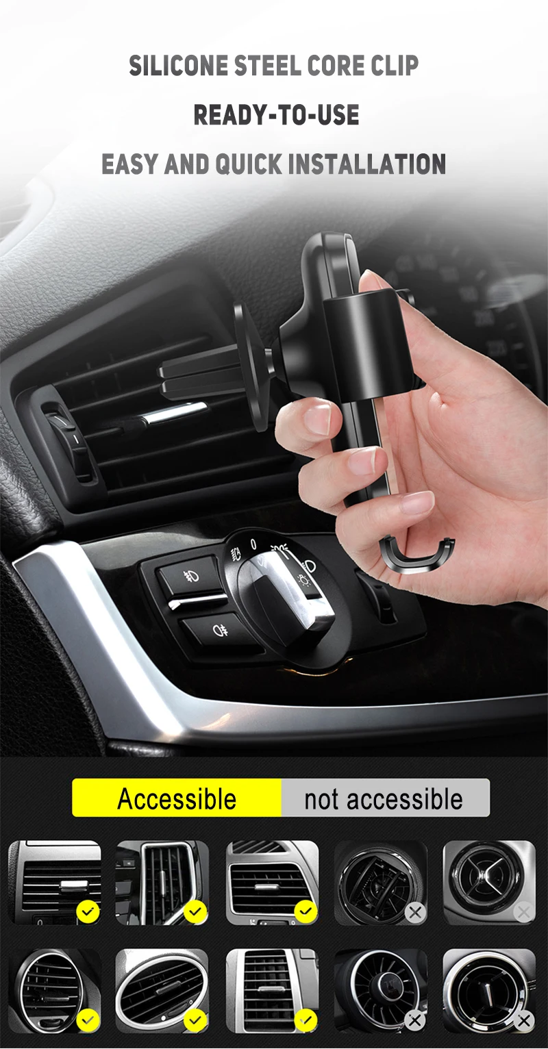 NVTECH Gravity Автомобильный держатель для телефона для автомобиля CD слот держатель для телефона Подставка для iPhone huawei samsung S10 металлический мобильный держатель