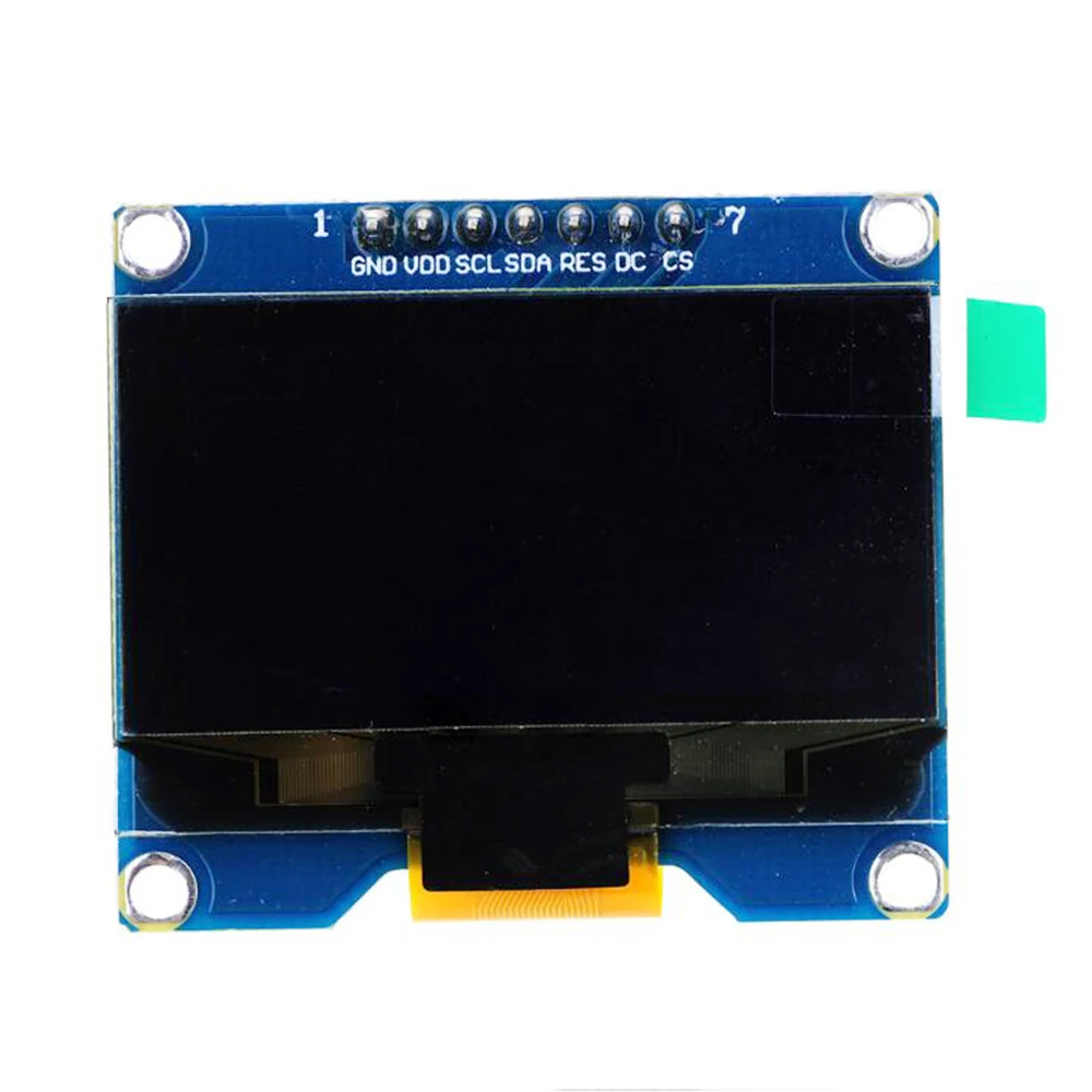 1 54 дюймовый белый oled-дисплей модуль 128x64OLED экран Плата 3 3-5V UART для Arduino Diy Kit |